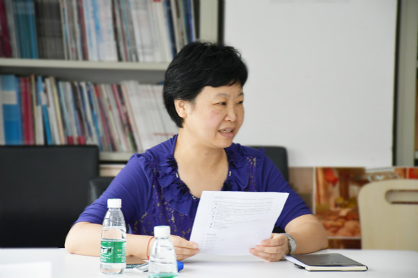 余珊燕书记分享心得(曾婉彬 摄)